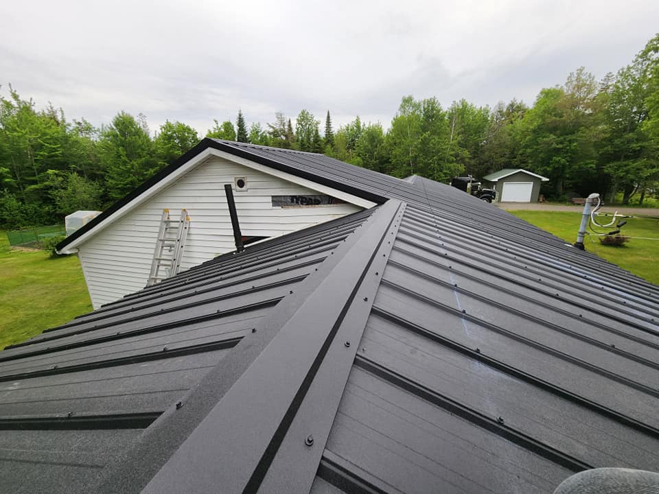 Completed roofing project